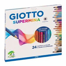 Lapices Por 24 Colores Largos Giotto Supermina