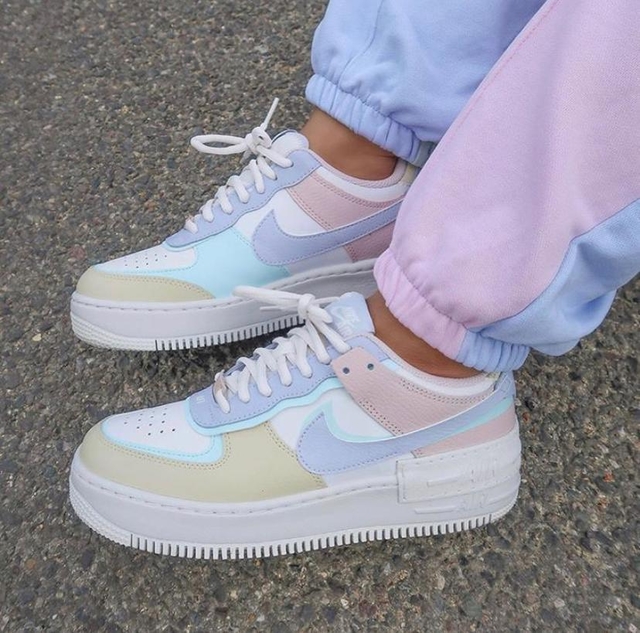 Zapatillas nike air force 1 shadow pastel