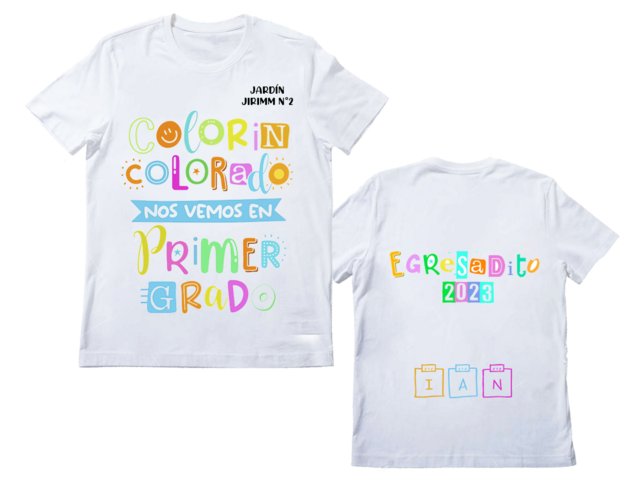 Remeras de egresados 2019 hotsell