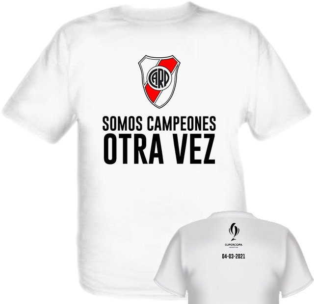 Remera River Supercopa 2021