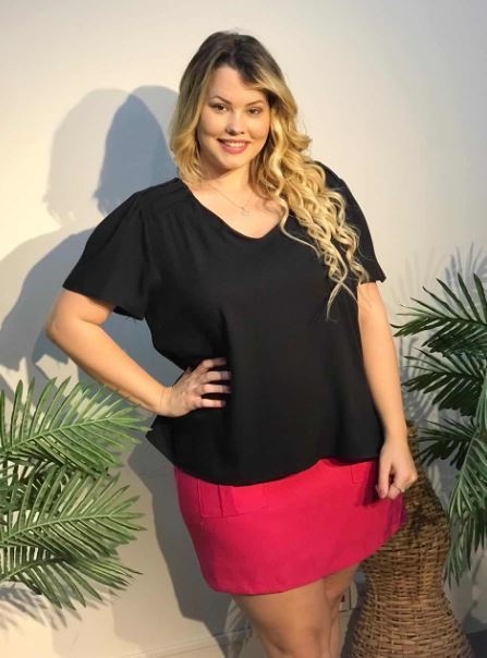 Blusa Plus Size Soltinha - Toda Plus - Moda Plus Size