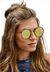 Óculos De Sol Areia Branca Feminino Round Rose (ATACADO)