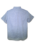 Camisa Linho Areia Branca Manga Curta Slim Fit Azul (ATACADO)