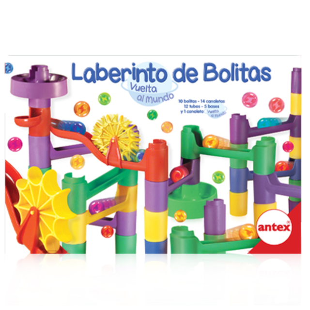 Laberinto de bolitas Vuelta al mundo Antex 3326