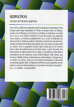 Geopoliticas. Lecturas de literatura argentina - Carrion Jorge / Ed: Añosluz - comprar online