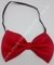 Gravata Borboleta Infantil - Vermelha Fosca com Elástico Preto - COD: KL181