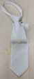 Gravata Skinny de Zíper - Branco Fosco - COD: PX783 - comprar online