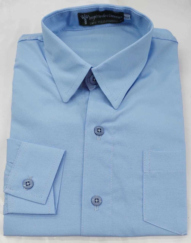 Camisa Social Infantil - Azul Claro - COD: PX649