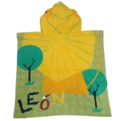 Poncho Infantil Estampado Con Capucha Love And Home - Love & Home