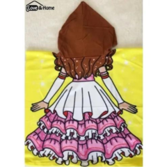 Poncho Infantil Estampado Con Capucha Love And Home