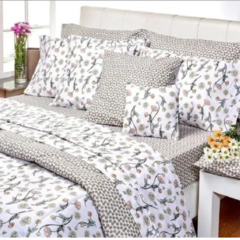 Juego De Sabanas Danubio Basic Estampada 1 1/2 Pl 132 Hilos - Love & Home