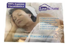 Almohada Love and Home Viscoelastica 63x33 cm Inteligente Confort Funda - comprar online