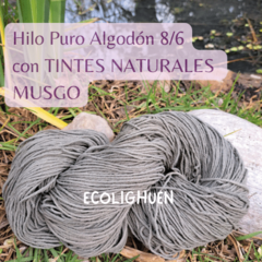 Imagen de HILO PURO ALGODÓN 8/6 (grosor medio) TINTES NATURALES-150 grs