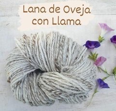 LANA de Oveja 50% y Llama 50% 100grs.