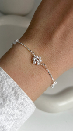 Pulsera Margaritas | Acero Blanco