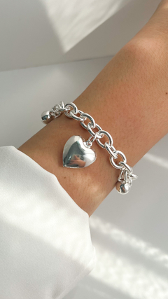 Pulsera Amour | Acero Blanco