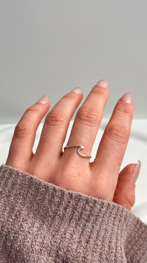 Anillo ola de mar plata sale