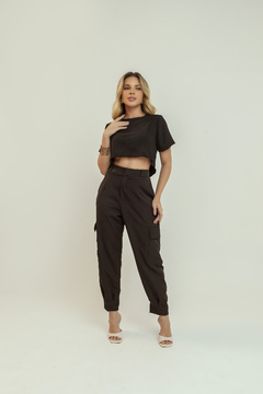 Calça Larissa Alfaiataria - Preto