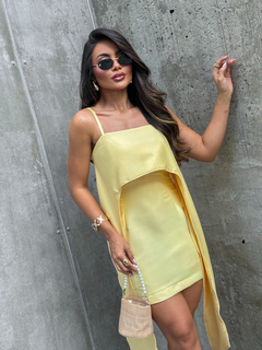 Vestido Giovanna Alfaiataria - Amarelo - comprar online