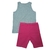 CONJ. BLUSA E SHORTS SAIA M/MALHA/ ROSA BRANDILI TAM: 3 - comprar online