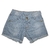 SHORT JEANS FEMININO AZUL CLARO DELAVE SKL TAM 08