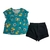 CONJ. BLUSA M/MALHA SHORTS MOLETINHO BRANDILI TAM: 2