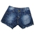 KIT SHORT JEANS FEM 3 PEÇAS AZUL MARINHO SKL25 TAM 06 - comprar online