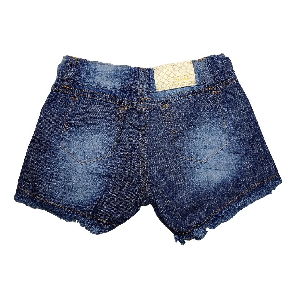 Short jeans azul best sale marinho