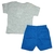 CONJ. CAMISETA SAILOR BERMUDA MOLETINHO TAM: M MASCULINO BEBE - comprar online