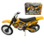 Moto de Motocross de Brinquedo com Apoio - Amarelo - comprar online