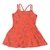 VESTIDO M.MALHA ESTAMPADA LARANJA ROMITEX 50330 TAM 1 - comprar online