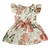 Vestido para bebe plissado floral boho 4 meses - comprar online