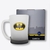 Caneca Chopp Vidro Fosca Batman Logo - 650ml - Zona Criativa