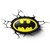 Luminária Batman Logo - Dc - 3D Light Fx