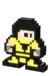 Luminária - Pixel Pals - Mortal Combat - Scorpion na internet