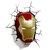 Luminária Homem de Ferro - Máscara - Marvel - 3D Light FX