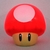 Luminária Mario Bros Cogumelo Vermelho Zona Criativa - comprar online
