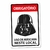 Placa Decorativa Use Máscara Darth Vader Star Wars 24x16 cm