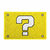 Capacho Interrogação Super Mario 40x60 cm Amarelo