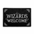 Capacho Wizards Welcome 40x60 cm Preto - comprar online