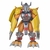 Action Figure Digimon Shodo - Wargreymon Bandai 09 cm