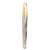 Pinça Silver Gold Diagonal Belliz Enox - comprar online