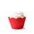 Saia de Cupcake Wrapper Vermelho (40uni) - DaFesta