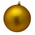 Bola Fosca Dourado 12cm - Unidade