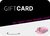 Gift Card - Cupón de regalo. en internet