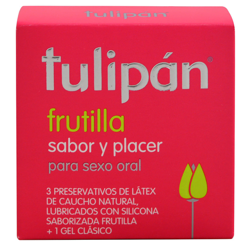 Preservativos TULIPÁN FRUTILLA