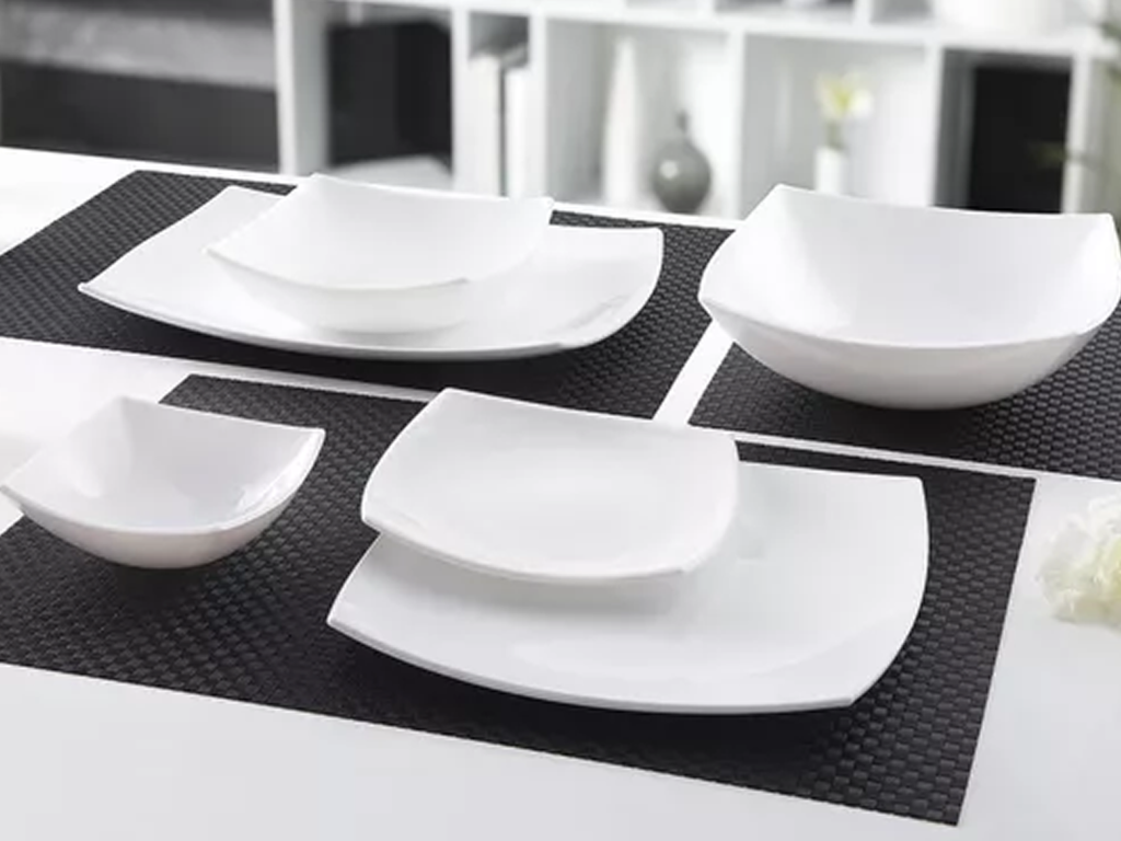 Juego de Vajilla Cuadrado x 18 pz Kitchen Tools