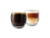 Pack x2 Vaso Café Doble Vidrio 80 ml Hudson