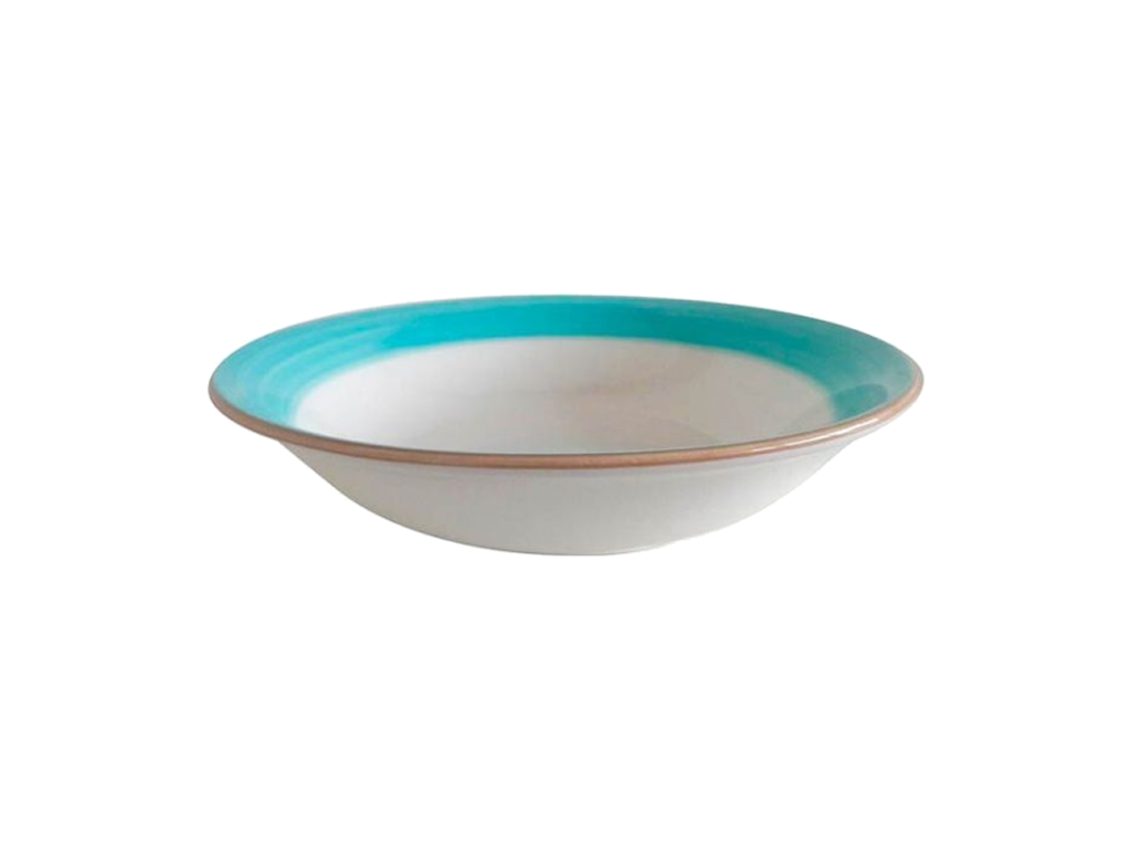 Plato hondo de porcelana sale