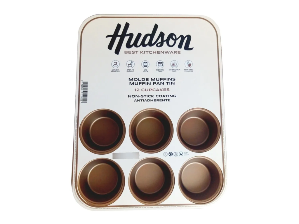 Muffin Antiadherente Hudson 12 cavidades